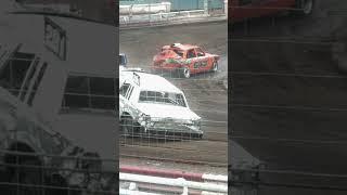 The Biggest Hit of 2023 #bangerracing #bangers #demolitionderby #demoderby #autorodeo