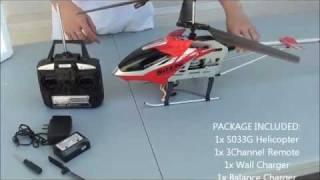 OPEN BOX REVIEW Syma S033G Co-axial RC Electric Helicopter From xHobbyStore.com