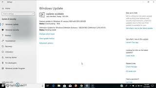 Feature Update to Windows 10 version 1809 x64 2019-05OOB  Update Download and Install