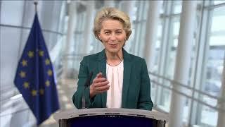 President von der Leyen ‘Happy birthday AmCham EU’