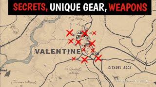 15 Unique Gear Secrets Rare Items & Weapons In Valentine - Red Dead Redemption 2