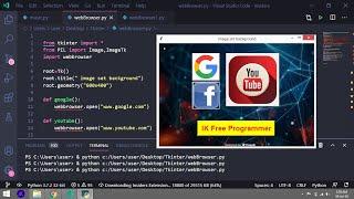 How to Web Browser using Python tkinter GUI in Hindi by ikram