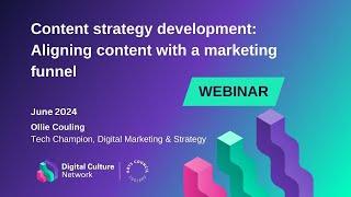 Content Strategy Development Aligning content with a marketing funnel