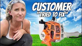How to Fix a Stihl FS55 FS46 FS45 FS38 Trimmer With Throttle Issues. Everything You NEED To Know