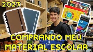 COMPRANDO MEU MATERIAL ESCOLAR 2023  PEDRO MAIA