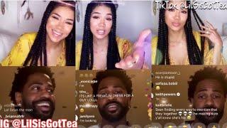 JHENE AIKO GOES LIVE WITH BIG SEAN SHE BEGS HIM TO SHOW HIS EGGPLANT PRINT