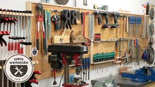 Flexible Werkzeugwand 1 - Werkzeughalter für jede Werkstatt