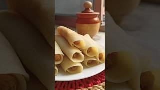 Khirer Patishapta  Patishapta Pitha  ক্ষীরের পাটিসাপটা। #shorts #pitha #patishapta #youtubeshorts