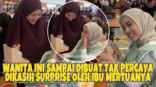 Perempuan Ini Sampai Dibuat Tak Percaya Saat Diberi kejutan Ulang Tahun Istimewa Oleh Ibu Mertuanya