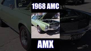 1969 Mustang Cobra bites 1968 AMC AMX  CARS AND ZEBRAS  STOCK DRAG RACE