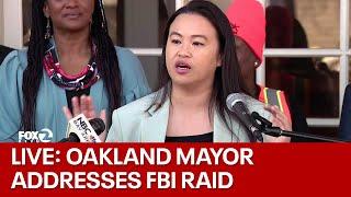 LIVE  Oakland Mayor Sheng Thao to speak for 1st time after FBI raid  KTVU