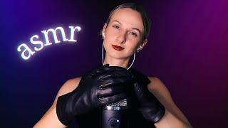 ASMR  Mic Gripping with Leather Gloves 100% Sensitivity