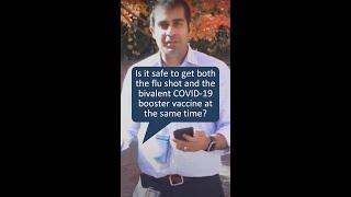 Zain Explains Is it safe to get both the flu shot and a COVID-19 booster vaccine at the same time?