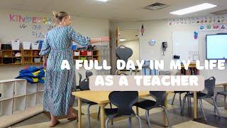 A FULL DAY AS A KINDERGARTEN TEACHER  time stamped morning & night routines