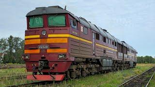 8K  2ТЭ116  PURE SOUND   Full start-up procedure of a Soviet-Era locomotive