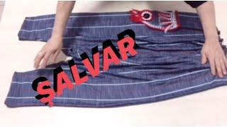 ÇOK PRATİK ŞALVAR KESİMİ VE DİKİMİ  SHALWAR