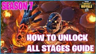 FORTNITE HOW TO UNLOCK ALL STAGES OF THE PRISONER SKIN