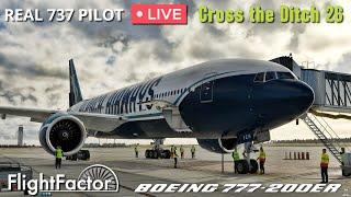 FlightFactor 777-200ER  Melbourne -  Auckland  Cross the Ditch on VATSIM