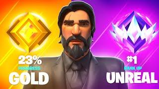 Gold To Unreal Speedrun Fortnite Ranked