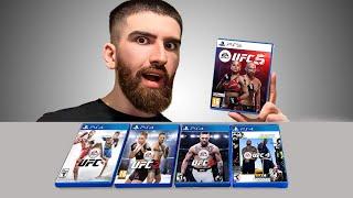 I Played Every EA UFC Game in ONE VIDEO