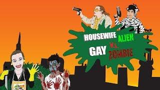 Housewife Alien vs. Gay Zombies  Trailer  Andreas Samuelson  Anna Walman  Hector Lopez
