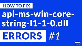 api-ms-win-core-string-l1-1-0.dll Missing Error  Windows  2020  Fix #1