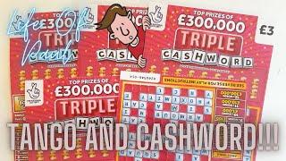 £15 of Cashword Tripler Scratch Cards. Lets give them a try and see how they do