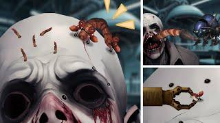 ASMR Zombie  Robot Ant Maggots Removal
