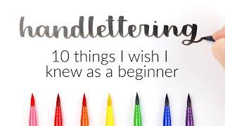 Beginner Hand Lettering Tutorial  10 Things I Wish I Knew As A Beginner  Learn How To Hand Letter