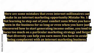 The 3 Online Mistakes Even the Internet Millionaires Can Make