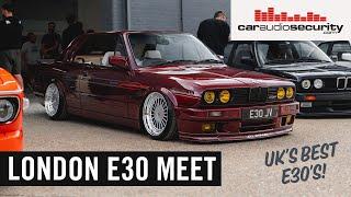 London BMW E30 Meet  Car Audio & Security