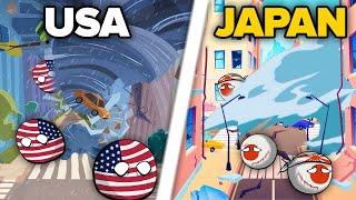 The Most Powerful Natural Disasters of Countryballs  Countryballs Animation