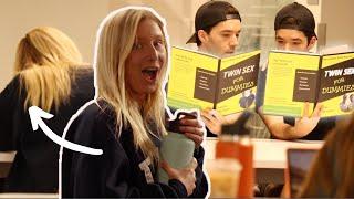 READING EMBARRASSING BOOKS IN PUBLIC PRANK