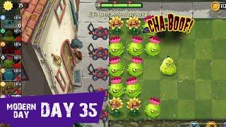 Plants vs Zombies 2  Modern Day - DAY 35  Epic Quest Modern Day Dustup