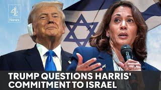 Trump says Harris stabbed Israel at its great hour of need