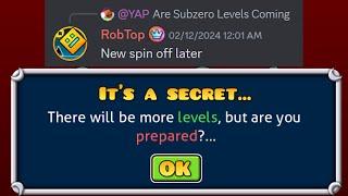 RobTop Is Adding NEW LEVELS + New Spinoff