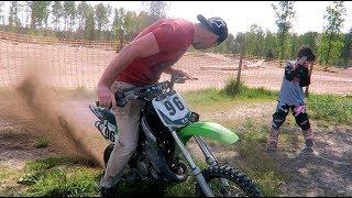 How to do a Burnout on a KX65