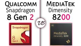 Snapdragon 8 Gen 2 vs Dimensity 8200  Test & Benchmark 