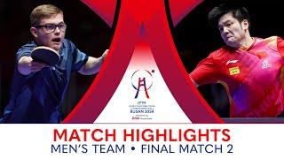 Fan Zhendong CHN vs Alexis Lebrun FRA  MT Final - Match 2  #ITTFWorlds2024