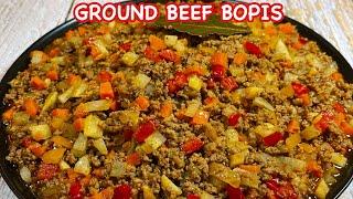 GROUND BEEF BOPIS-STYLE  How to make easy Bopis  Pinoy Simple Cooking