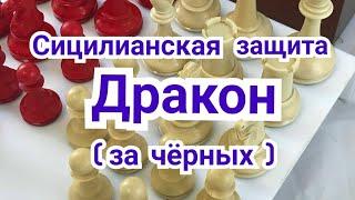 27 Лекция. Дракон. за чёрных Сицилианская защита.