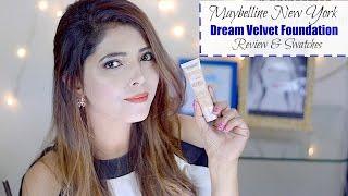 MAYBELLINE DREAM VELVET FOUNDATION - DEMO & REVIEW  HINA ATTAR