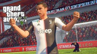 CRISTIANO RONALDO nel NUOVO *MEGA* STADIO - GTA 5 MOD ITA 