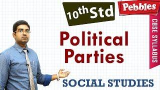CBSE Syllabus Class 10std Social Studies  Political Parties  Full lesson