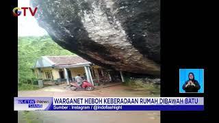 UNIK Rumah di Bawah Batu Iyuh Batu Raksasa di Cianjur Jawa Barat #BuletiniNewsSiang 3110