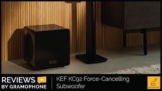 KEFs Impressive KC92 Compact Subwoofer  Gramophone