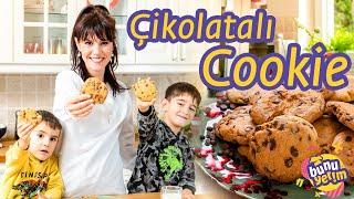 ÇİKOLATALI COOKİE  Dışı Çıtır İçi Ağızda Dağılan Enfes Çikolata Parçalı Kurabiye 