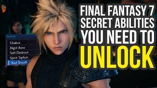 Final Fantasy 7 Remake Secrets - Amazing Abilities You Need To Unlock FF7 Remake Secrets