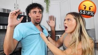 COMING HOME SMELLING LIKE ANOTHER WOMAN PRANK ON GIRLFRIEND