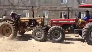 tractor massey ferguson 399 vs universal utb 651زور آزمایی بین تراکتور فرگوسن شیش جفت با رومانی جفت